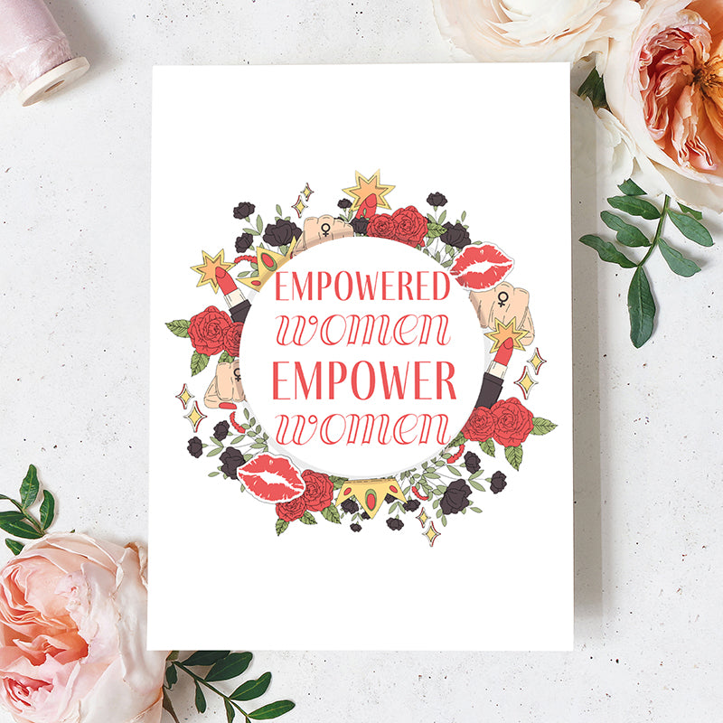 empowered women empower women card
