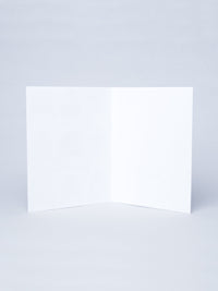 inside notecard is blank