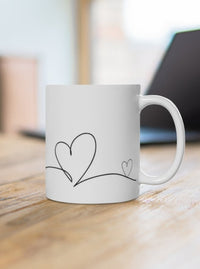 i love you a latte ceramic coffee mug, 11 oz high quality coffee mug