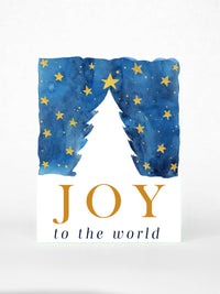 3 Pack Bundle Winter Holiday Card Set,Joy To The World Card,Peace Holiday Card,All is Calm Christmas Card,Christian Holiday Variety Card Set