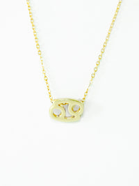 Zodiac Astrological Cancer Gold Necklace Dainty Minimalist Celestial,Constellation Jewelry, Astrology Jewelry