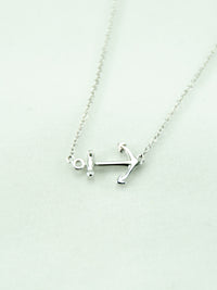 Anchor Charm Pendant on Sterling Silver 925 Delicate Chain 