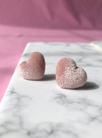 Be Mine Pink Heart Earrings