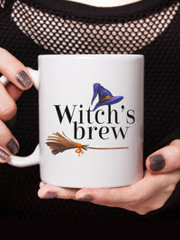 Witch's Brew Halloween Coffee Mug,Halloween Witch Mug,Spooky Halloween Mug,Halloween decor,Witchy mug,Halloween theme gifts,halloween cup