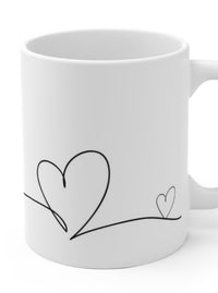 i love you a latte ceramic coffee mug, 11 oz high quality coffee mug