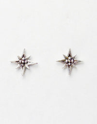 stud boho star celestial earrings