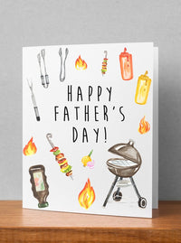 Happy Father's Day Card,Happy Father's Day Blank Card,Camping Dad Card,Outdoorsman Dad Card,Father's Day Card for friend