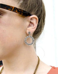 classic preppy formal occasion drop earrings