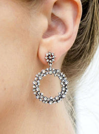 classic preppy formal occasion drop earrings